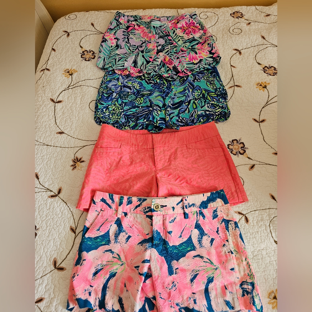 Nwot Lily Pulitzer Shorts All Never Worn Ordered Too Small.
